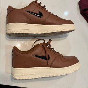 Nike Air Force 1 Low, brown leather fall 2022 edition Men’s